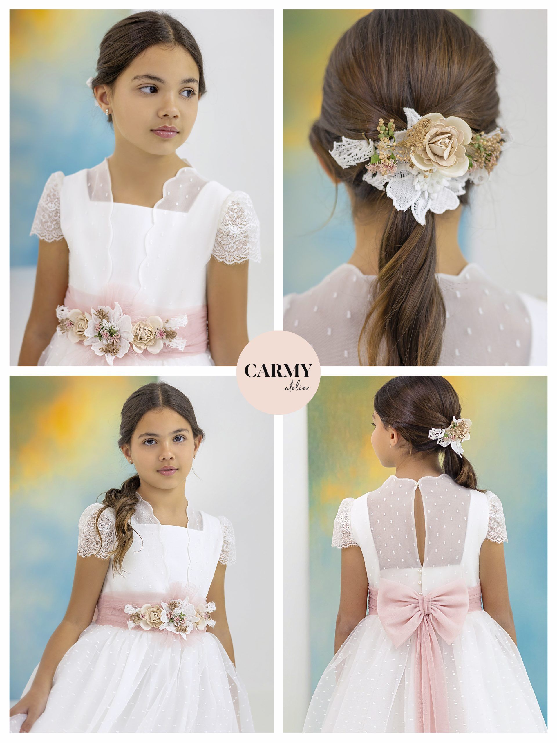 6119 Vestido Comunion Carmy - Imagen 2